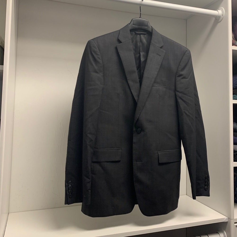 Bar III Slim Fit Charcoal sport coat